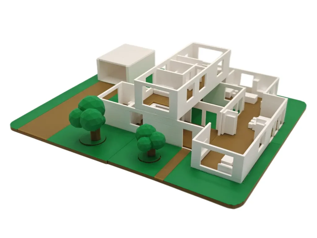 Makieta architektoczniczna Druk 3D (4) dom rozkładany